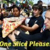 A talented team from the Lemoore Police Department Explorers show off their slice of pizza during the annual pizza-making competition. A team from Leprino West won the annual competition.